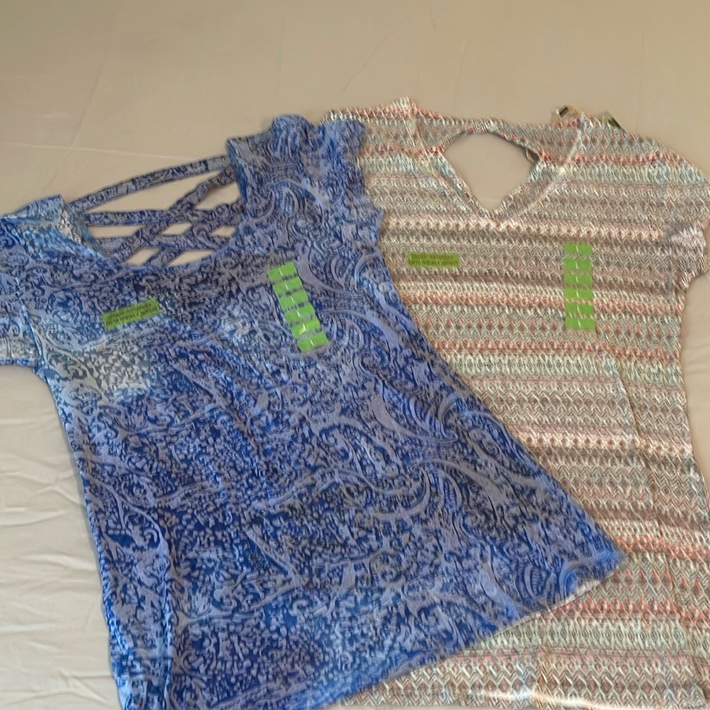 Earth Yoga shirts in large NWT